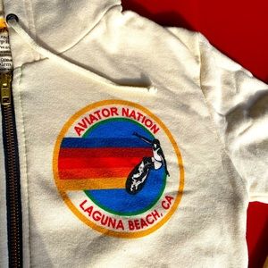 Aviator Nation Laguna Beach Logo Zip Hoodie